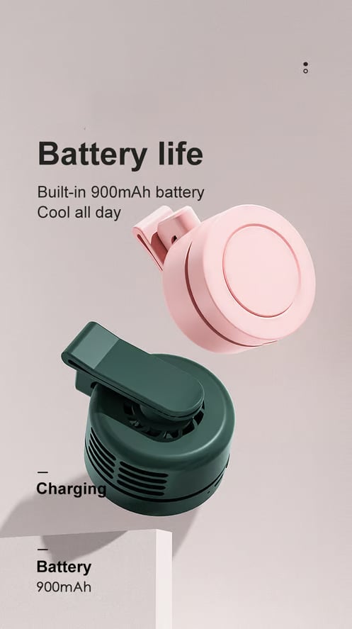 💥Portable Silent Mini Bladeless Electric Fan
