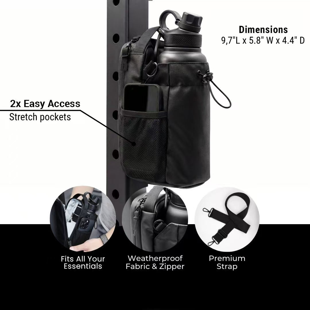 🔥💥Magnetic Gym Bag With Bottle Holder🔥💥