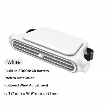 Universal Cordless Car Seat Cooling Fan (For Front or Back Seat Cooling)🌬️🚗
