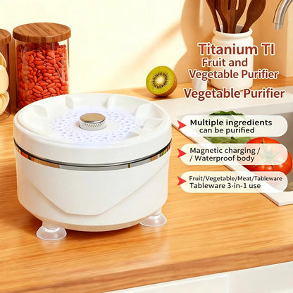 🥬 Fruit & Vegetable Washer – Removes Pesticides & Bacteria, No Chemicals Needed