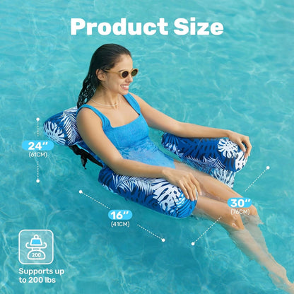 🌊✨Inflatable Pool Floats Adult,Blow up Pool Noodles for Adult Heavy Duty,Floating Chair for Party Summer Water Beach Lake Fun💦✨