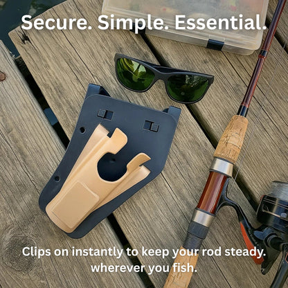 🎣QuickSlide Rod HolsterLeather Fishing Rod Holster For Belt | Fly Fishing Pole Holder | Lure Fishing Rod Holder