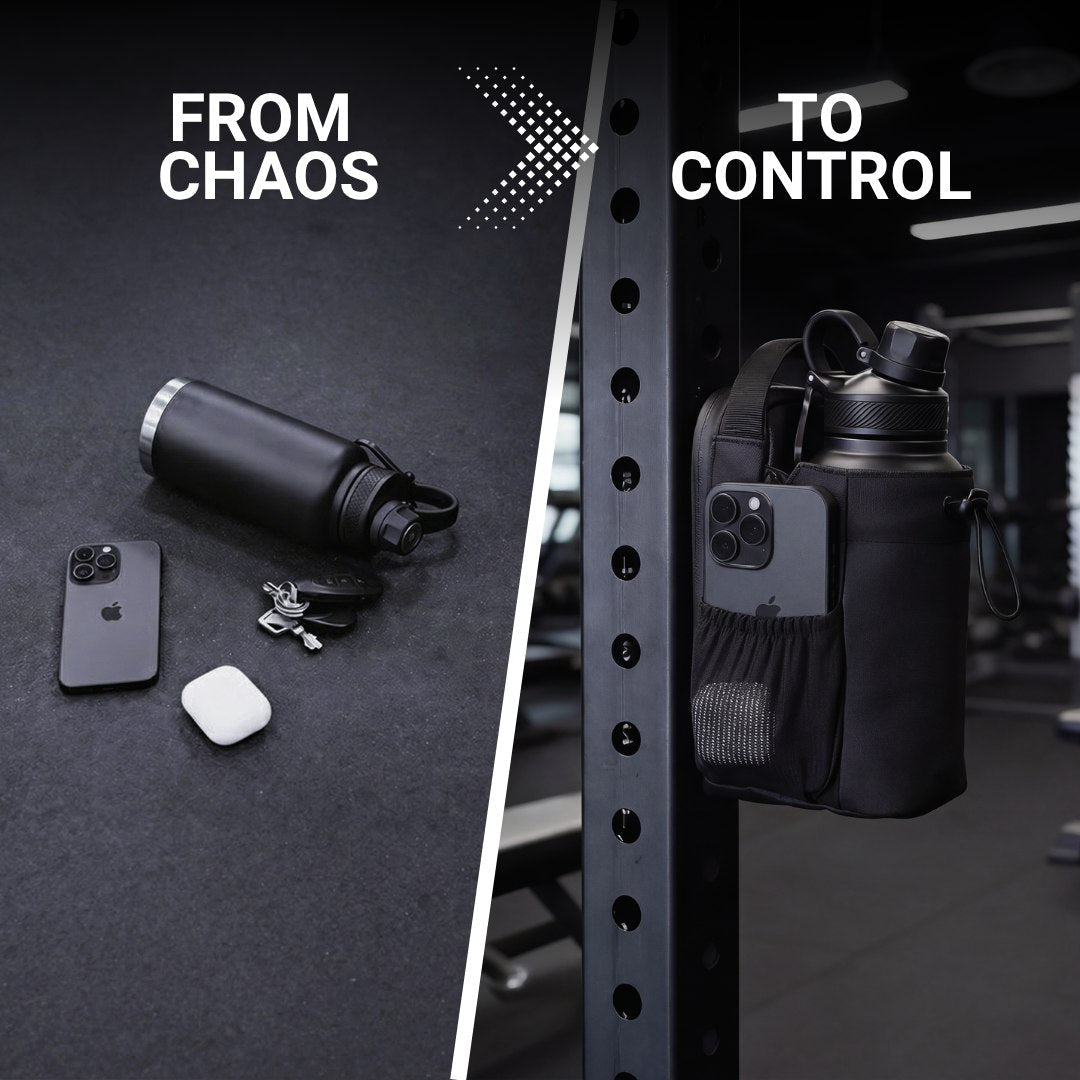 🔥💥Magnetic Gym Bag With Bottle Holder🔥💥